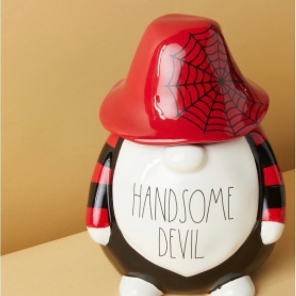 🌸 New Rae Dunn 13”T Handsome Devil Gnome Canister. - Picture 5 of 6